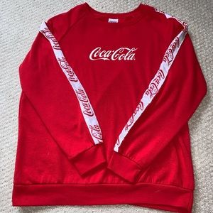 *never worn* Coca Cola Red sweat shirt L